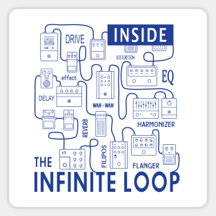 Infinite Loop. Pedal Flow Light Magnet